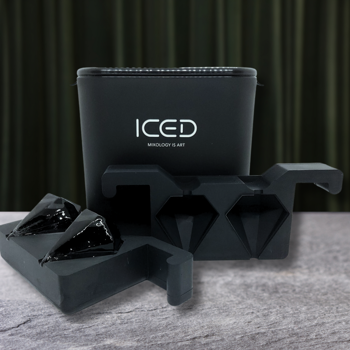 Iconic Diamond Ice Crystal Clear Ice - Deluxe 2 Diamond Kit – ICED